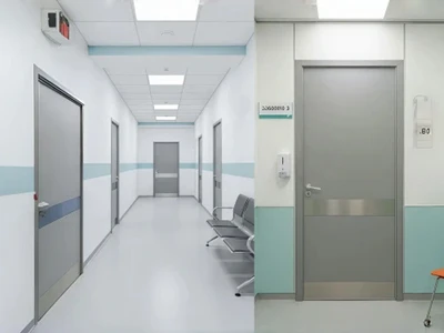 PORTE TAGLIAFUOCO IN LEGNO PER UN OSPEDALE A TBILISI GEORGIA