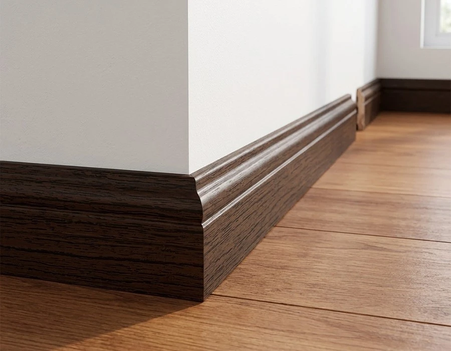 solid wood baseboards for home decoration